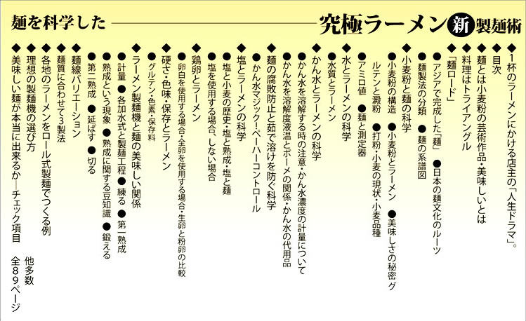 究極ラーメン 麺を科学した新製麺術｜大和ラーメン学校｜大和製作所
